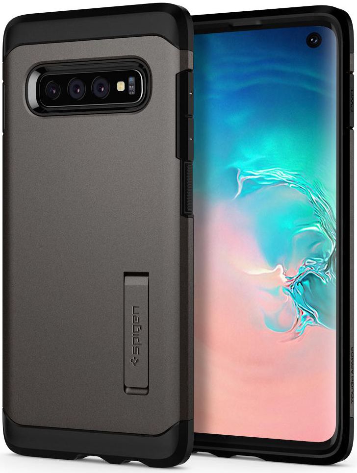 Spigen Tough Armor Hoesje Samsung Galaxy S10 Gunmetal afbeelding 1