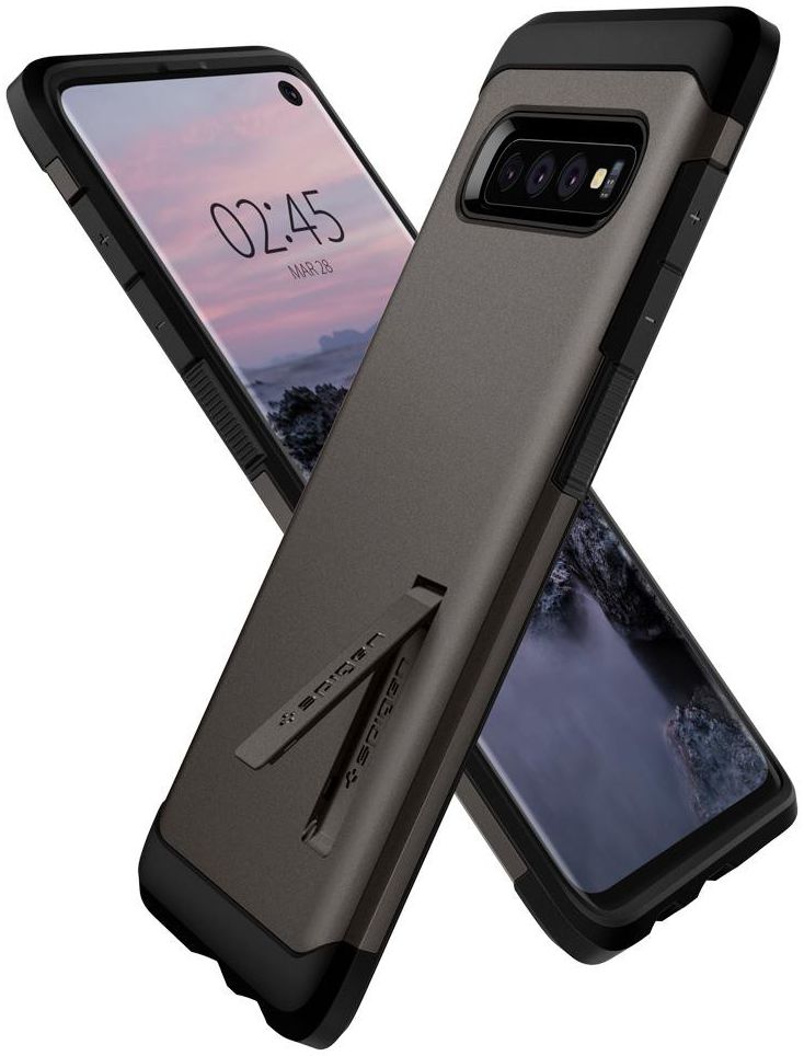 Spigen Tough Armor Hoesje Samsung Galaxy S10 Gunmetal afbeelding 2