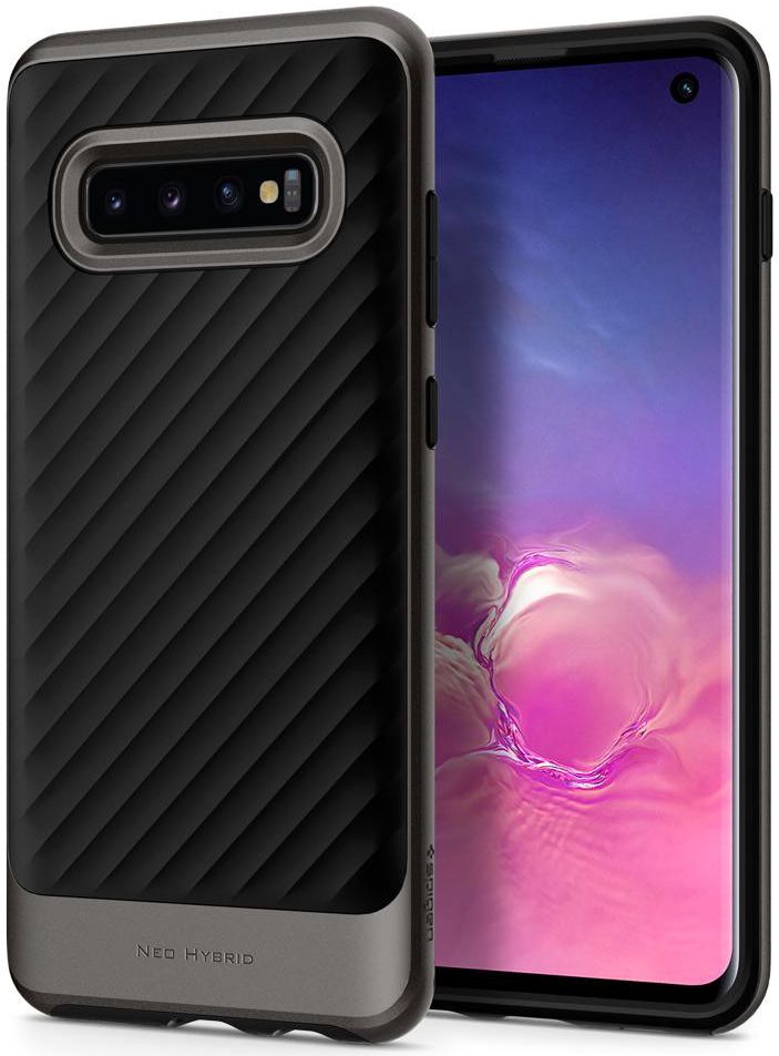 Spigen Neo Hybrid Hoesje Samsung Galaxy S10 Gunmetal afbeelding 1