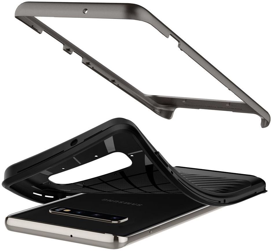Spigen Neo Hybrid Hoesje Samsung Galaxy S10 Gunmetal afbeelding 6