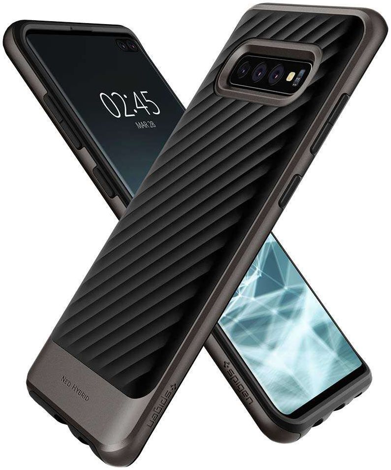Spigen Neo Hybrid Hoesje Samsung Galaxy S10 Gunmetal afbeelding 11