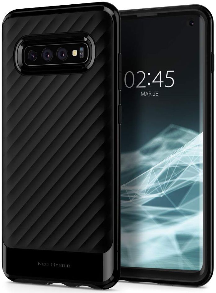 Spigen Neo Hybrid Hoesje Samsung Galaxy S10 Midnight Black afbeelding 10