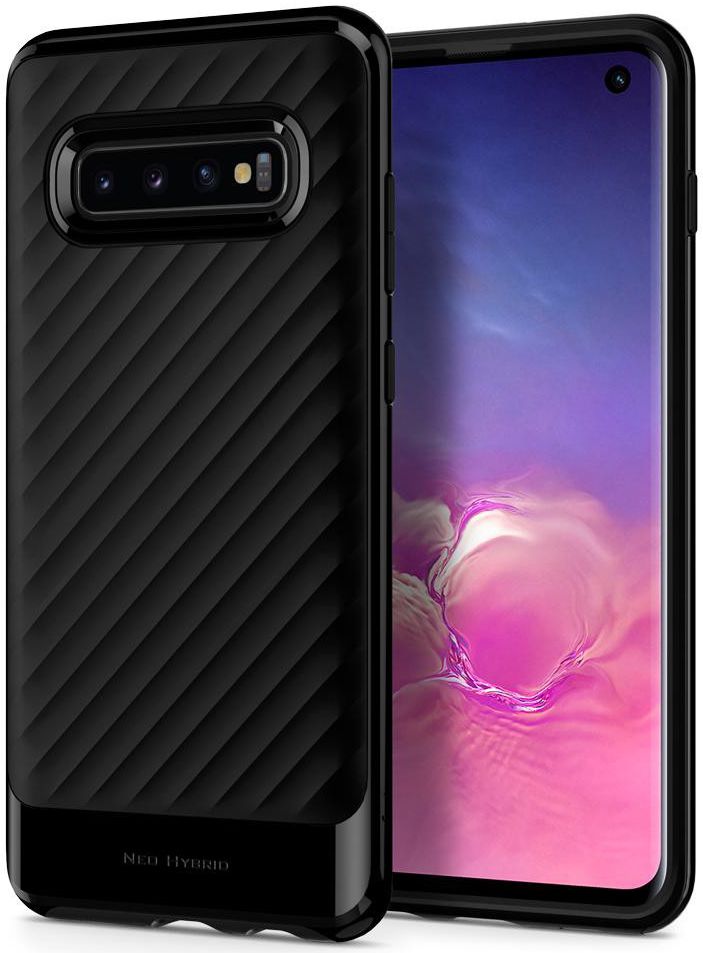 Spigen Neo Hybrid Hoesje Samsung Galaxy S10 Midnight Black afbeelding 1
