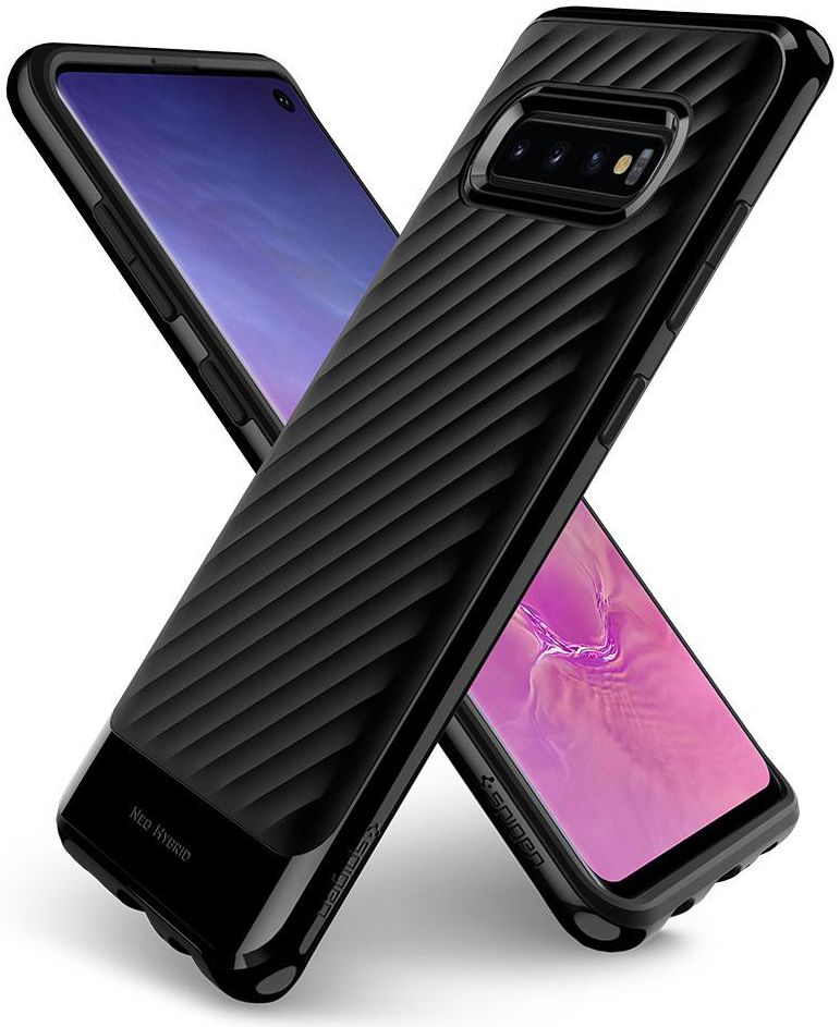 Spigen Neo Hybrid Hoesje Samsung Galaxy S10 Midnight Black afbeelding 2