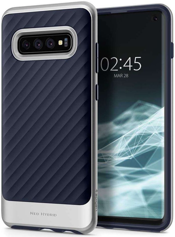 Spigen Neo Hybrid Hoesje Samsung Galaxy S10 Arctic Silver afbeelding 14