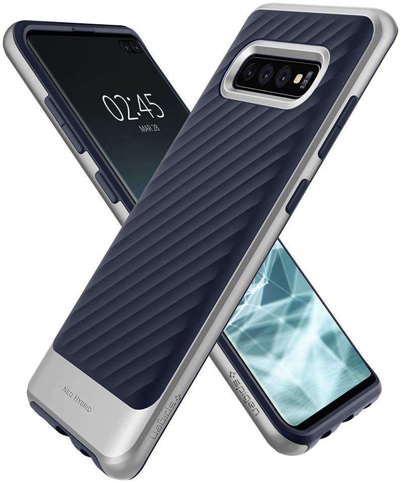 Spigen Neo Hybrid Hoesje Samsung Galaxy S10 Arctic Silver afbeelding 15