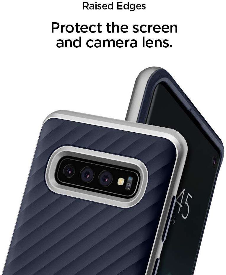 Spigen Neo Hybrid Hoesje Samsung Galaxy S10 Arctic Silver afbeelding 6