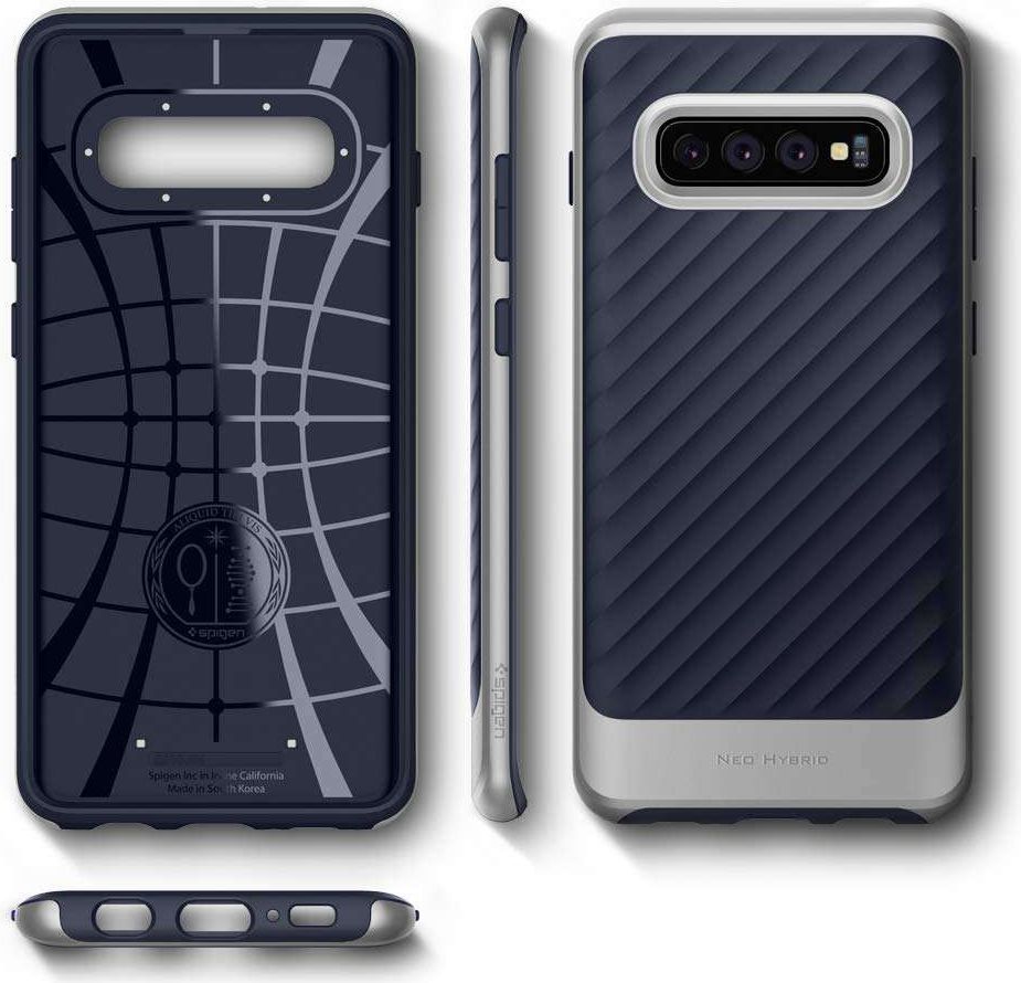 Spigen Neo Hybrid Hoesje Samsung Galaxy S10 Arctic Silver afbeelding 11