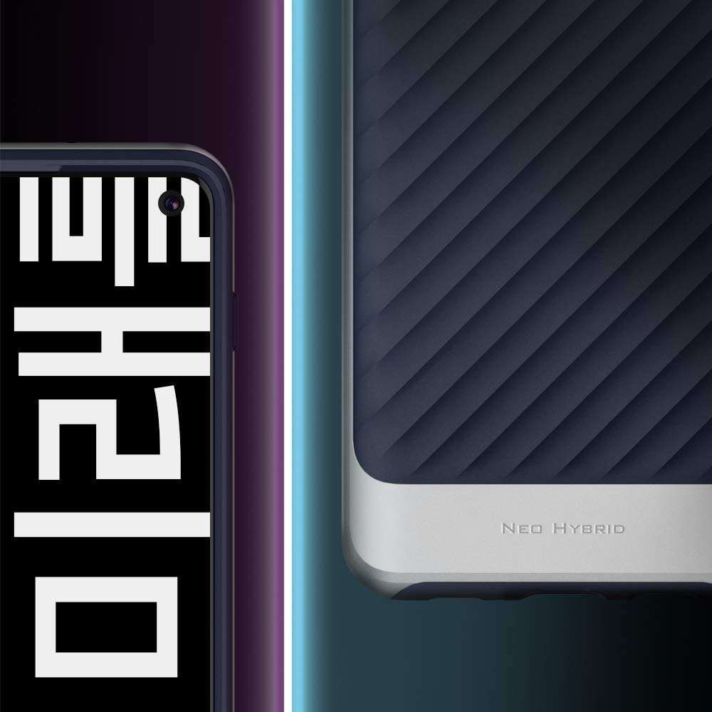 Spigen Neo Hybrid Hoesje Samsung Galaxy S10 Arctic Silver afbeelding 13