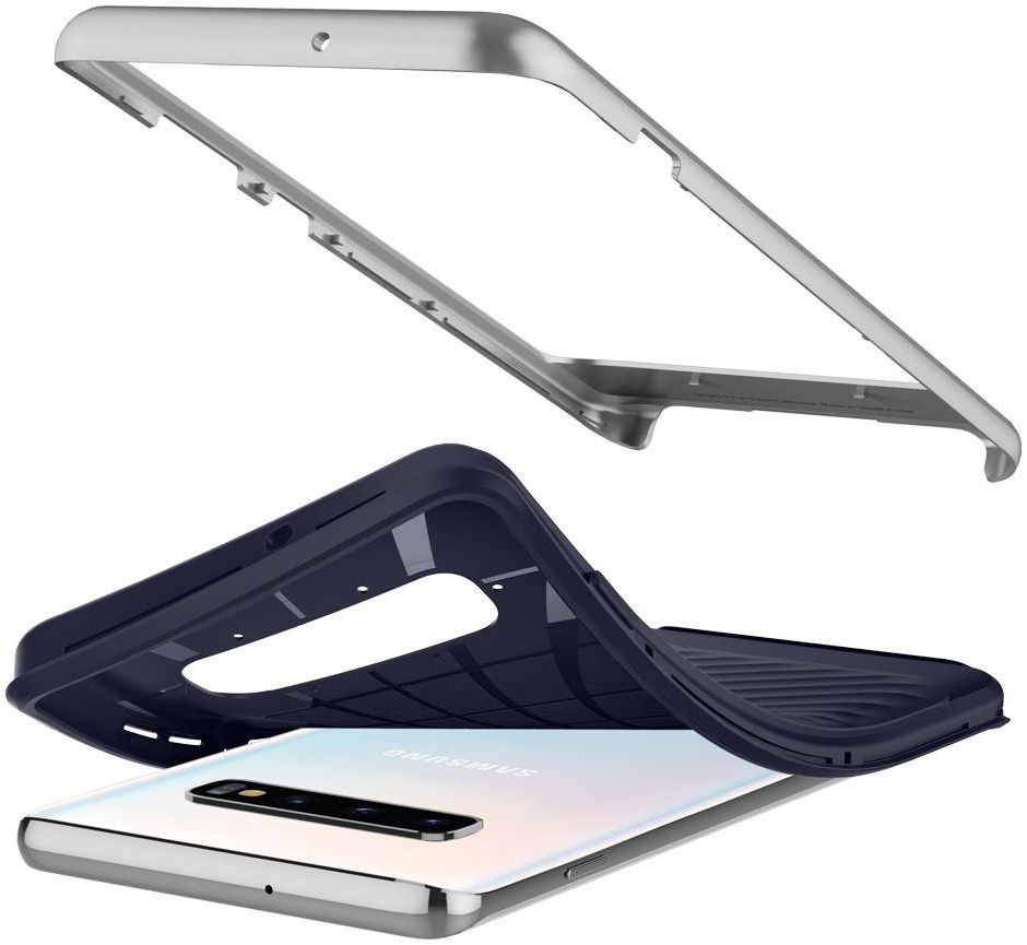 Spigen Neo Hybrid Hoesje Samsung Galaxy S10 Arctic Silver afbeelding 5