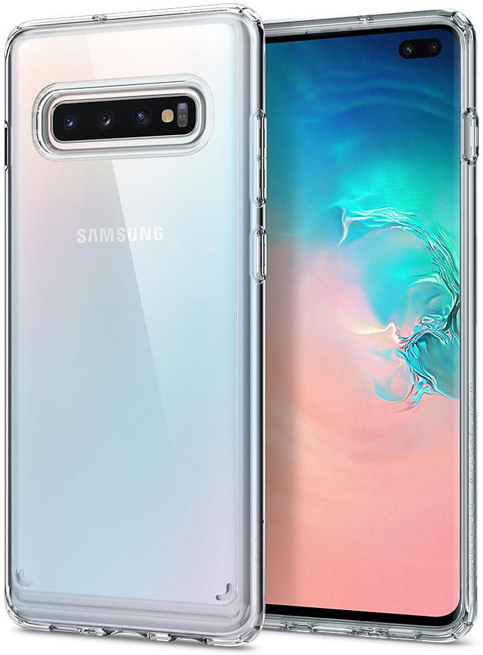 Spigen Crystal Hybrid Hoesje Samsung Galaxy S10 Plus Transparant afbeelding 1