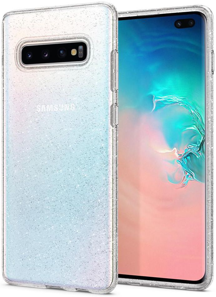 Spigen Liquid Crystal Hoesje Samsung Galaxy S10 Plus Glitter Clear afbeelding 1