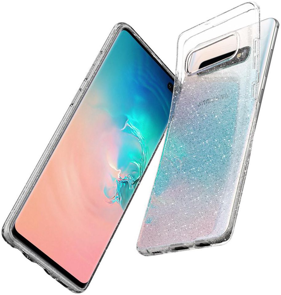 Spigen Liquid Crystal Hoesje Samsung Galaxy S10 Plus Glitter Clear afbeelding 2