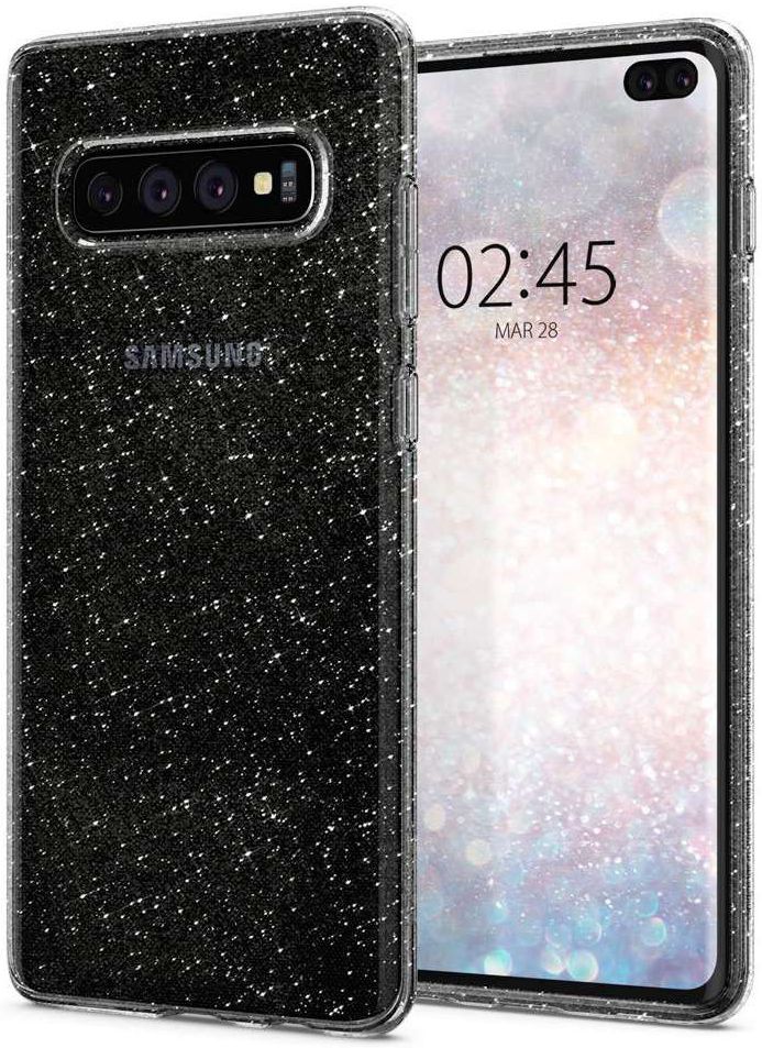 Spigen Liquid Crystal Hoesje Samsung Galaxy S10 Plus Glitter Clear afbeelding 9
