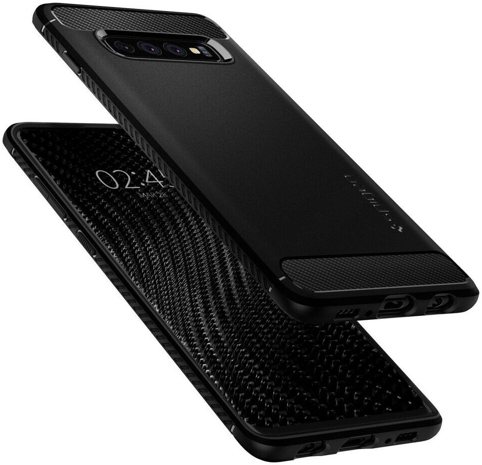 Spigen Rugged Armor Hoesje Samsung Galaxy S10 Plus Zwart afbeelding 12