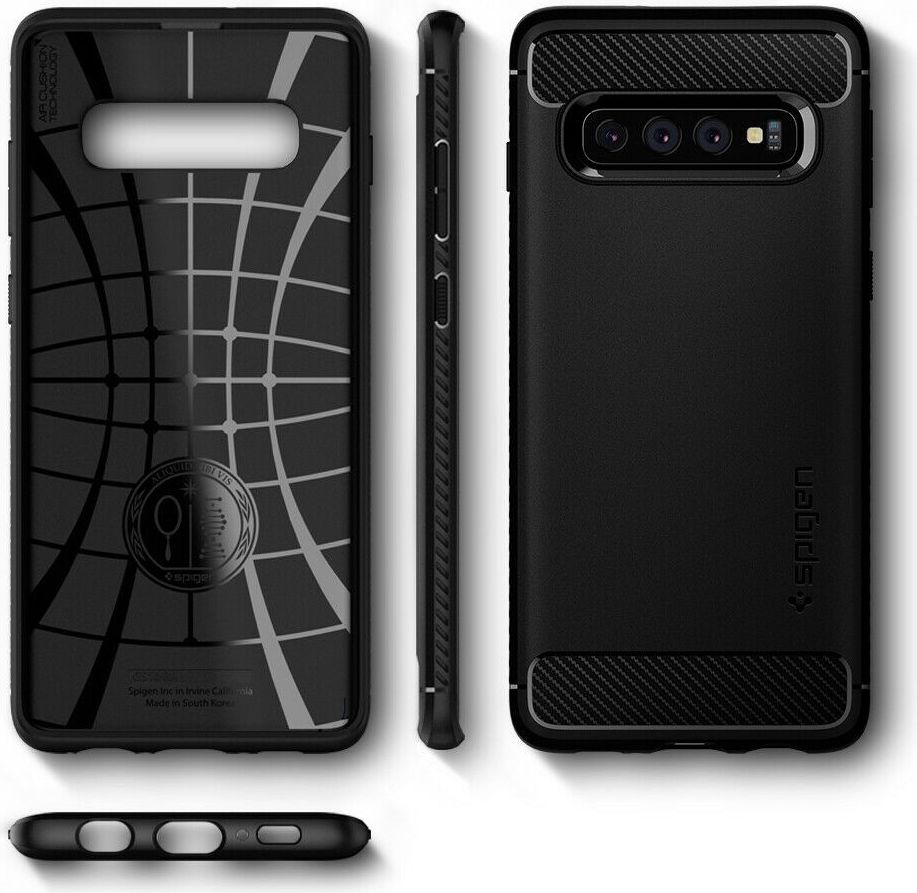 Spigen Rugged Armor Hoesje Samsung Galaxy S10 Plus Zwart afbeelding 9