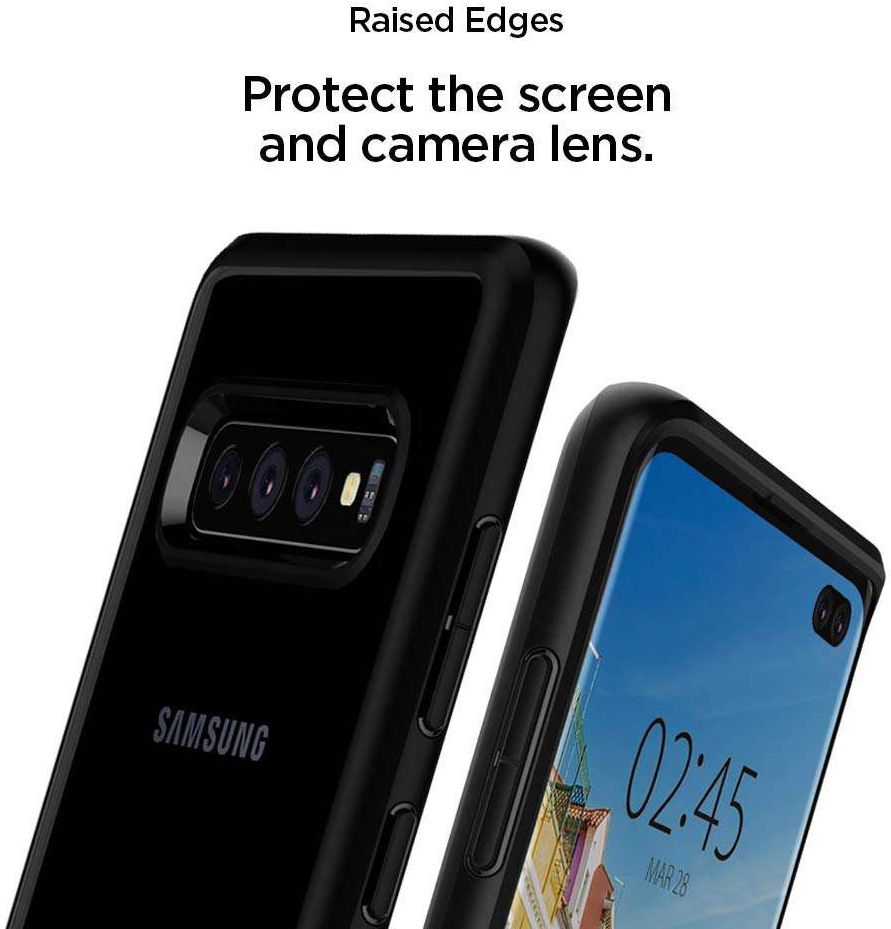 Spigen Ultra Hybrid Hoesje Samsung Galaxy S10 Plus Zwart afbeelding 9