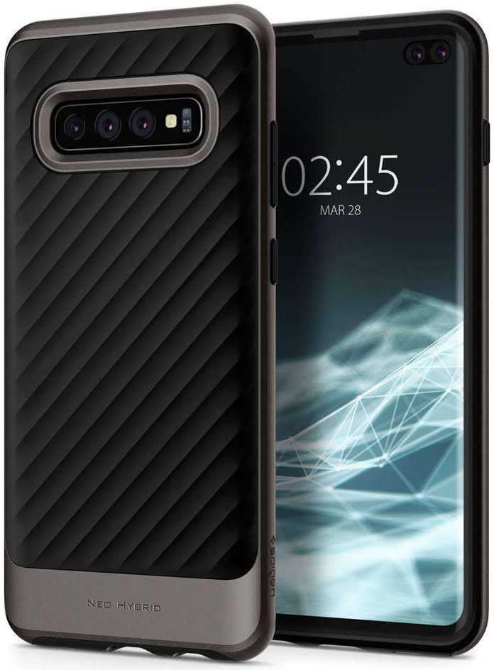 Spigen Neo Hybrid Hoesje Samsung Galaxy S10 Plus Gunmetal afbeelding 10