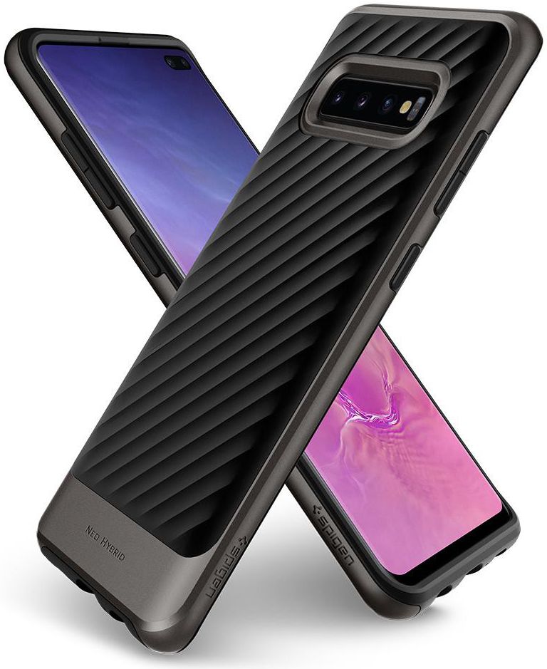 Spigen Neo Hybrid Hoesje Samsung Galaxy S10 Plus Gunmetal afbeelding 2