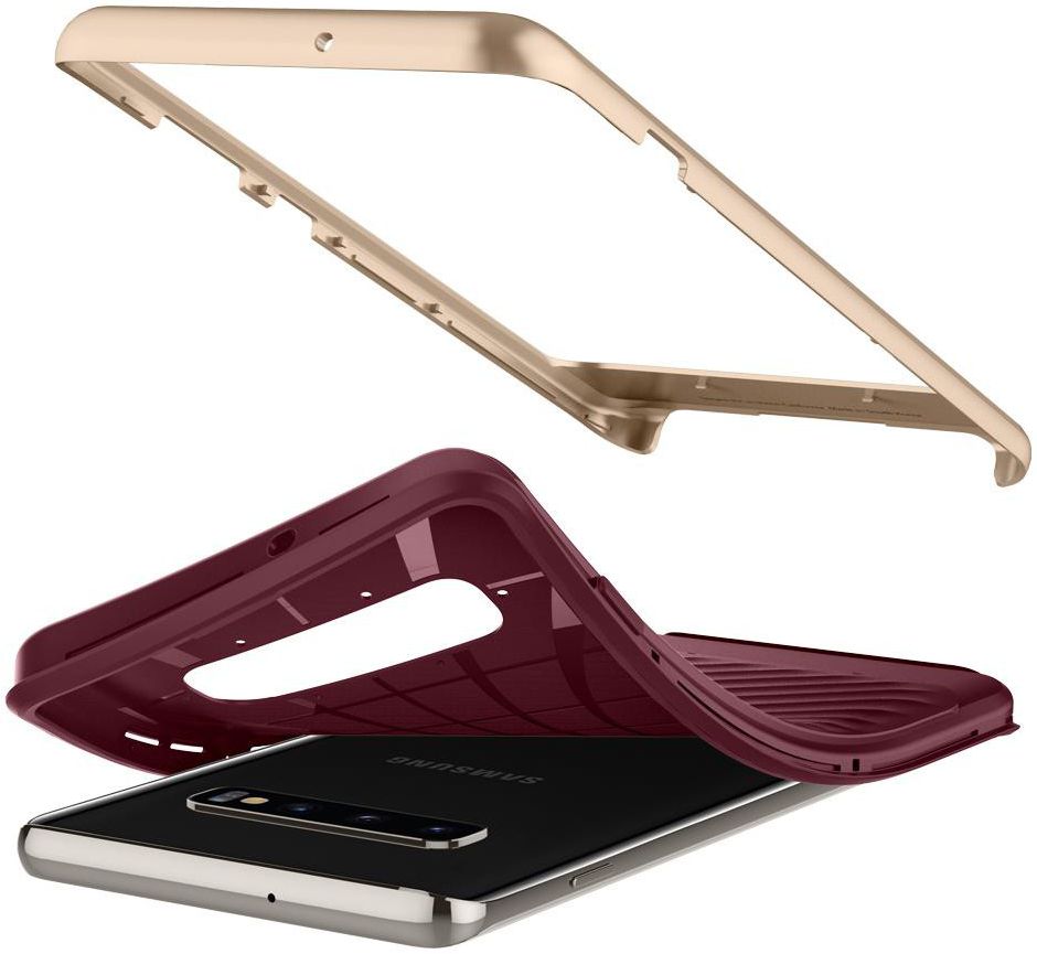 Spigen Neo Hybrid Hoesje Samsung Galaxy S10 Plus Burgundy afbeelding 5