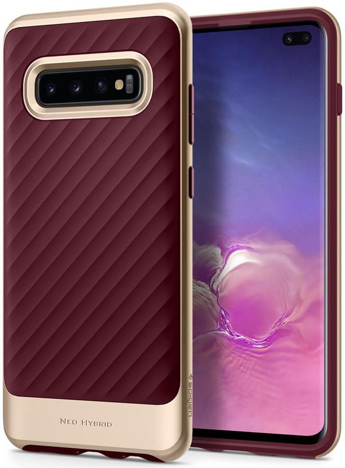 Spigen Neo Hybrid Hoesje Samsung Galaxy S10 Plus Burgundy afbeelding 1