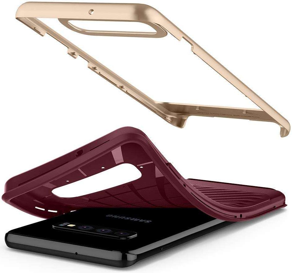 Spigen Neo Hybrid Hoesje Samsung Galaxy S10 Plus Burgundy afbeelding 7