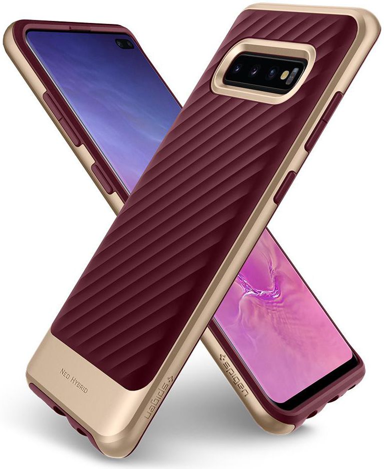 Spigen Neo Hybrid Hoesje Samsung Galaxy S10 Plus Burgundy afbeelding 2