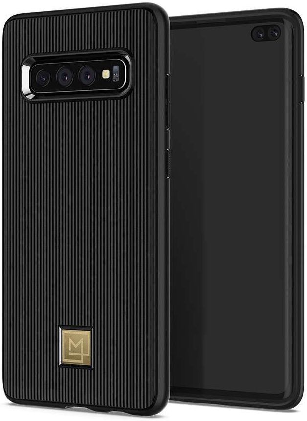 Spigen La Manon Classy Hoesje Samsung Galaxy S10 Plus Zwart afbeelding 1