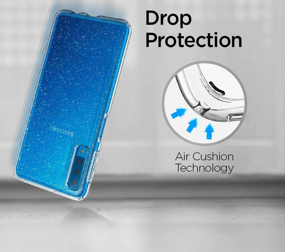 Spigen Liquid Crystal Hoesje Samsung Galaxy A7 (2018) Glitter afbeelding 5