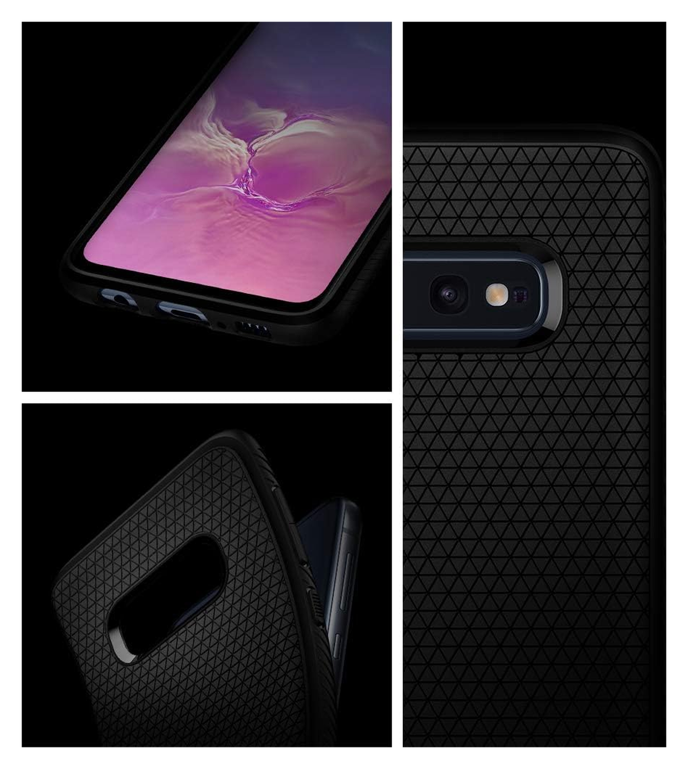 Spigen Liquid Air Samsung Galaxy S10E Hoesje TPU Back Cover Zwart afbeelding 4