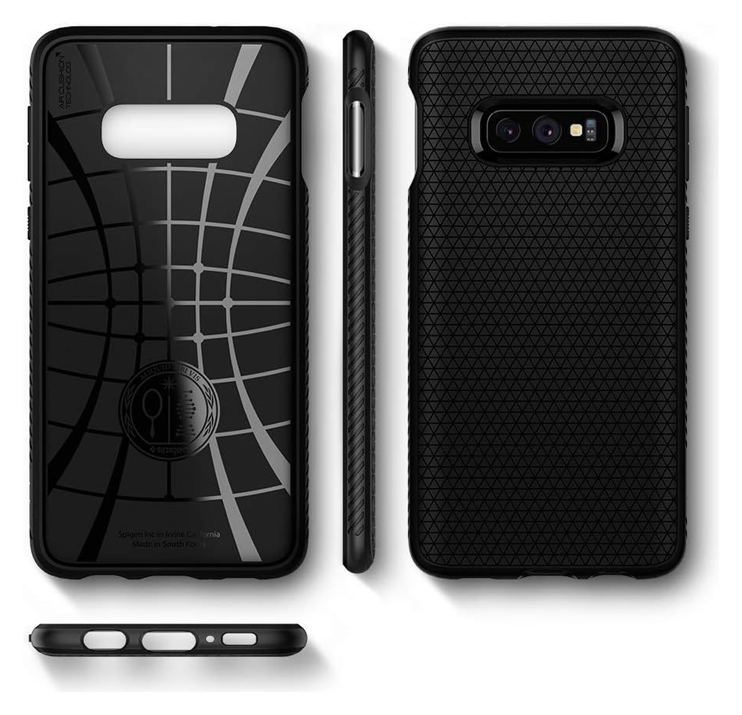 Spigen Liquid Air Samsung Galaxy S10E Hoesje TPU Back Cover Zwart afbeelding 10
