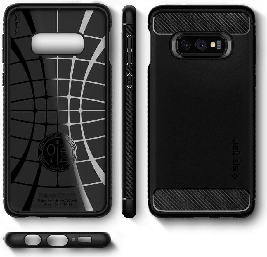 Spigen Rugged Armor Hoesje Samsung Galaxy S10E Zwart afbeelding 5