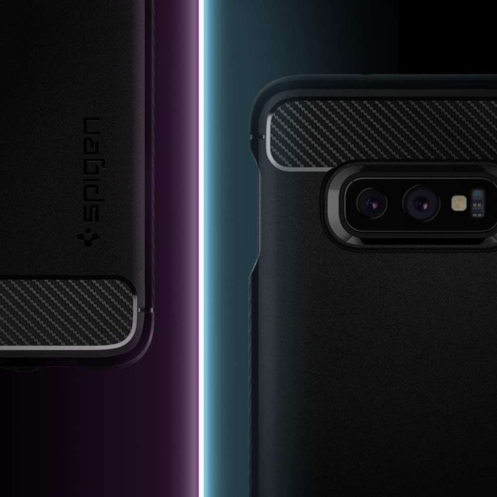 Spigen Rugged Armor Hoesje Samsung Galaxy S10E Zwart afbeelding 8