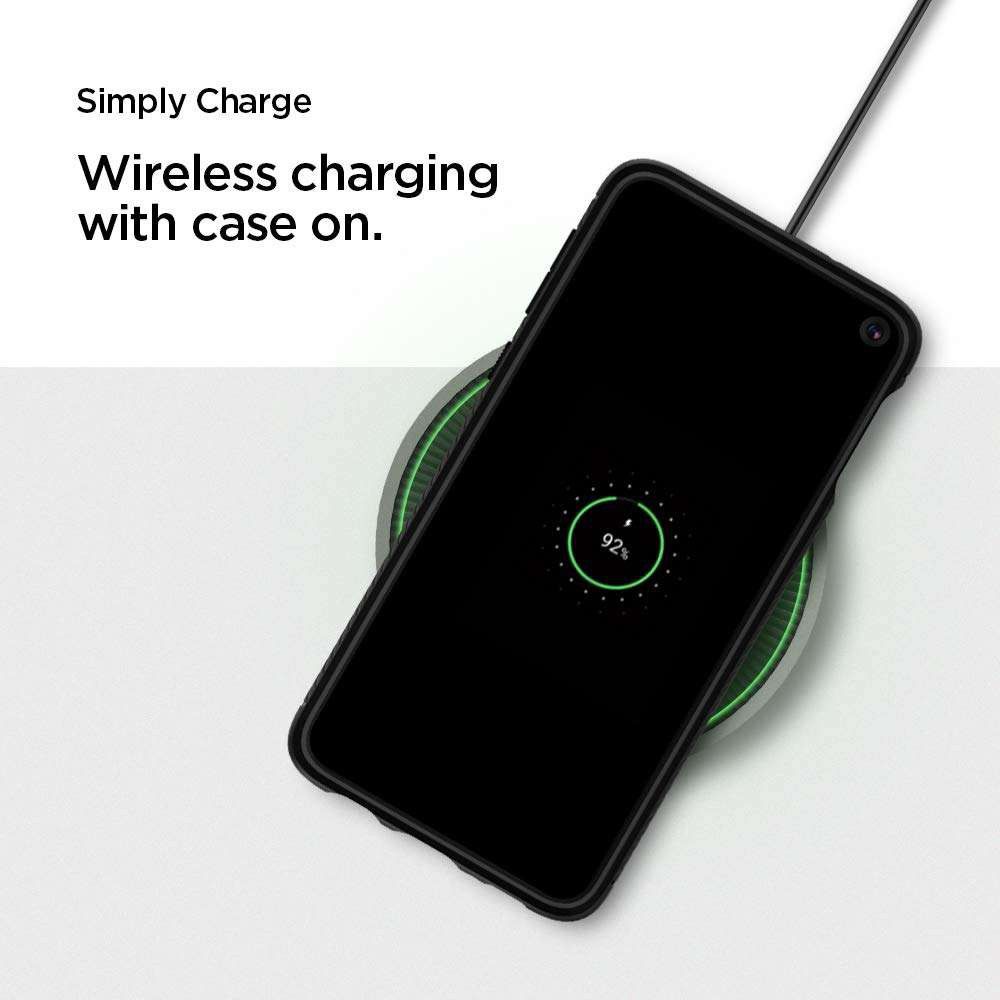 Spigen Rugged Armor Hoesje Samsung Galaxy S10E Zwart afbeelding 9
