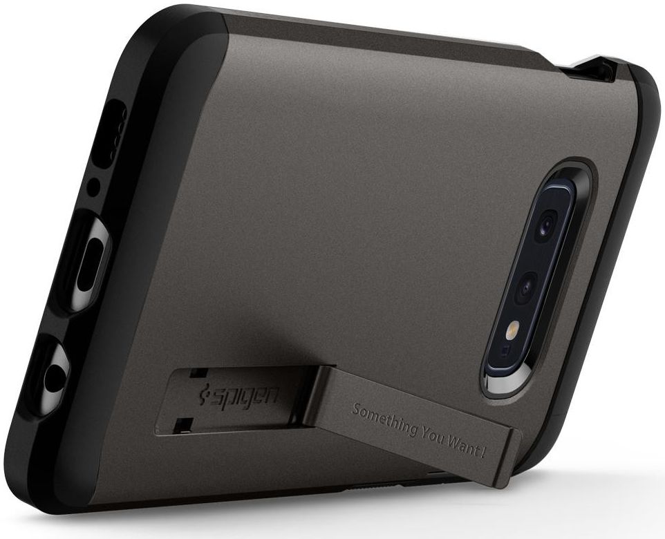 Spigen Tough Armor Hoesje Samsung Galaxy S10E Gunmetal afbeelding 4