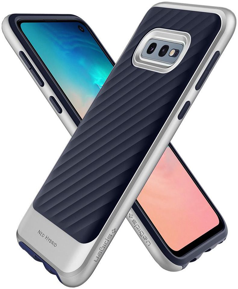 Spigen Neo Hybrid Hoesje Samsung Galaxy S10E Arctic Silver afbeelding 2