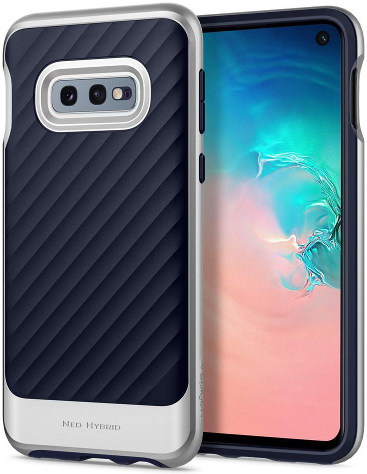 Spigen Neo Hybrid Hoesje Samsung Galaxy S10E Arctic Silver afbeelding 1