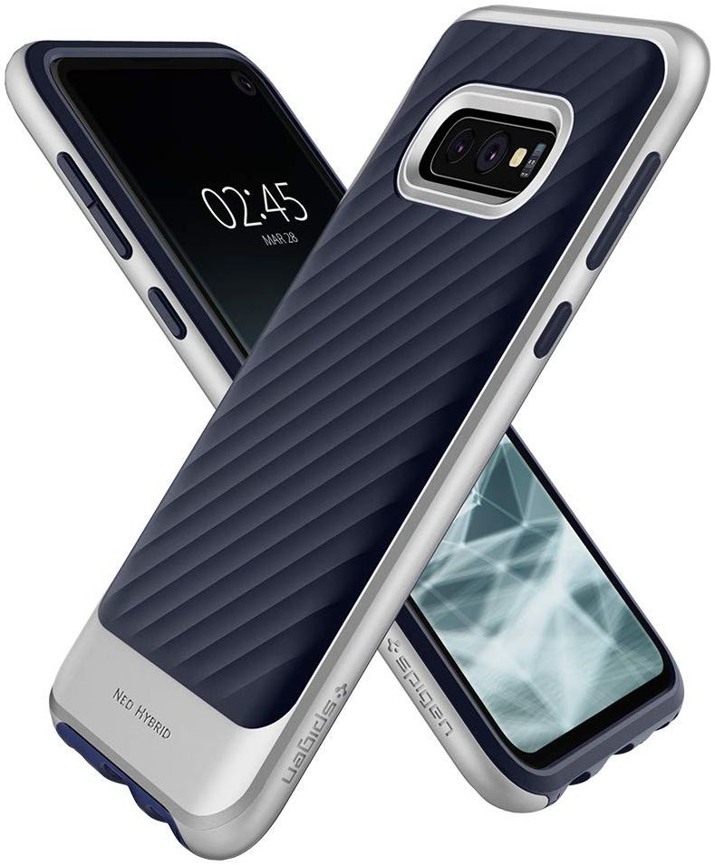 Spigen Neo Hybrid Hoesje Samsung Galaxy S10E Arctic Silver afbeelding 15