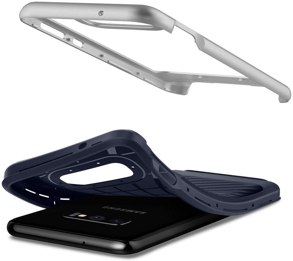 Spigen Neo Hybrid Hoesje Samsung Galaxy S10E Arctic Silver afbeelding 14