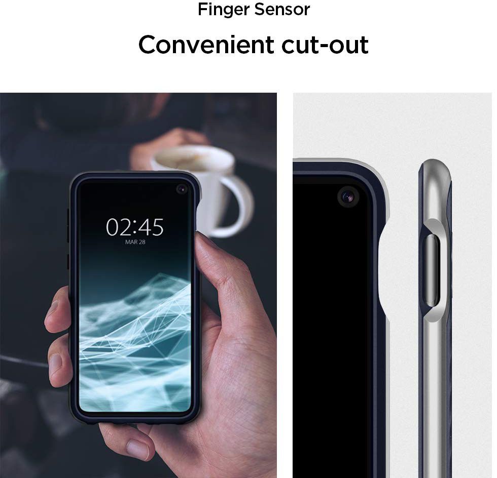 Spigen Neo Hybrid Hoesje Samsung Galaxy S10E Arctic Silver afbeelding 13
