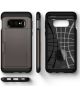 Spigen Slim Armor Card Holder Case Samsung Galaxy S10E Hoesje Gunmetal