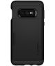 Spigen Slim Armor Card Holder Case Samsung Galaxy S10E Hoesje Zwart