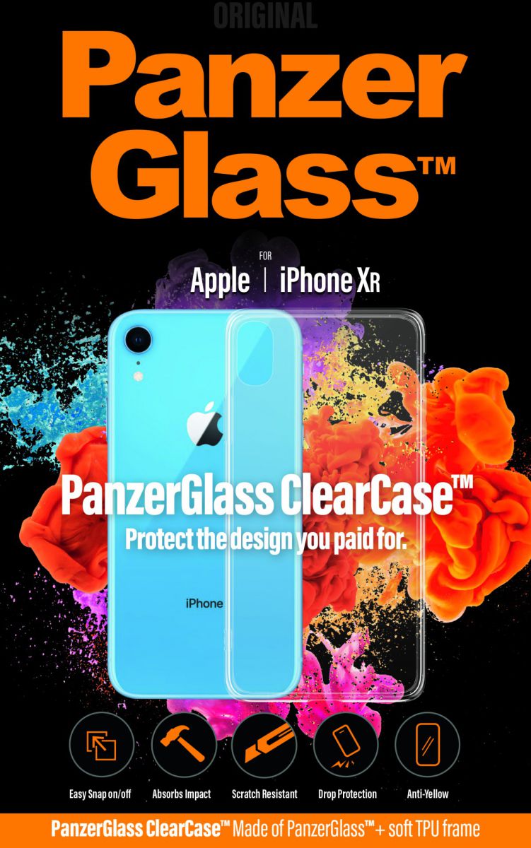 Panzerglass Apple iPhone XR ClearCase Transparant Hoesje afbeelding 1