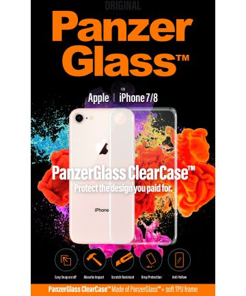 Panzerglass Apple iPhone 7 / 8 ClearCase Transparant Hoesje Hoesjes