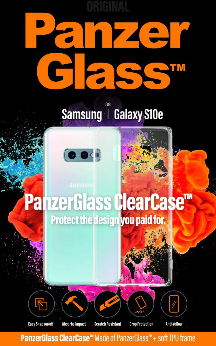 Panzerglass Samsung Galaxy S10E ClearCase Transparant Hoesje afbeelding 1