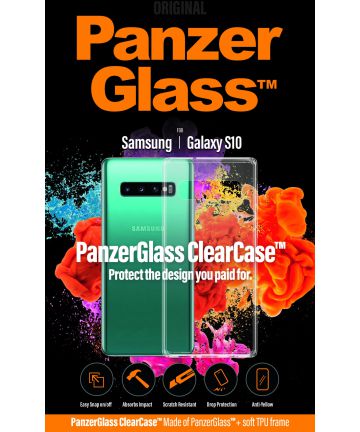 Panzerglass Samsung Galaxy S10 ClearCase Transparant Hoesje Hoesjes