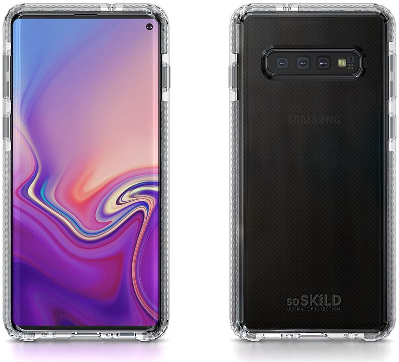 SoSkild Galaxy S10 Transparant Hoesje Defend Heavy Impact Backcover afbeelding 6