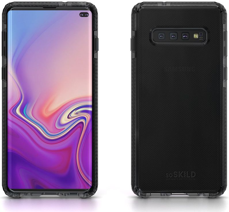 SoSkild Galaxy S10 Plus Grijs Hoesje Defend Backcover afbeelding 5
