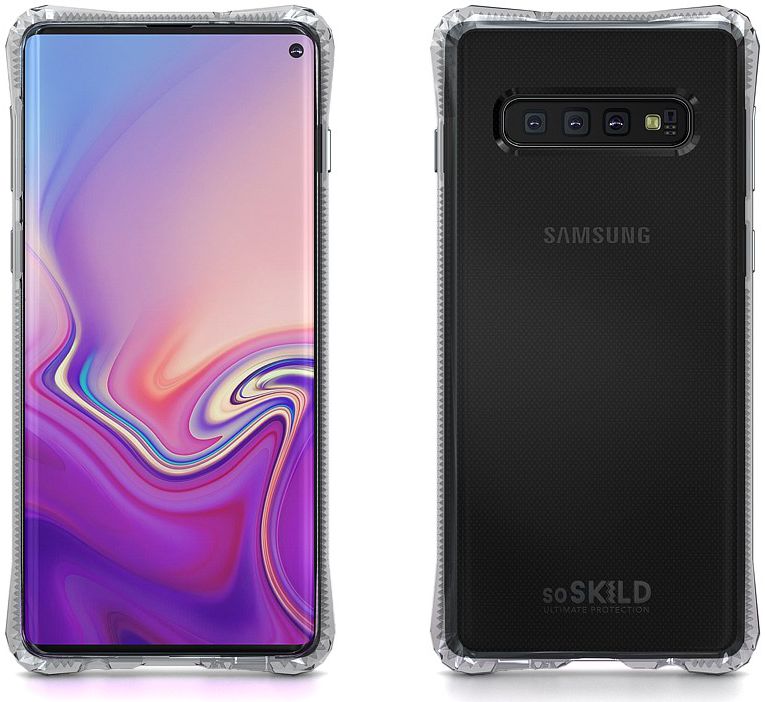 SoSkild Samsung Galaxy S10 Transparant Hoesje Absorb Impact Backcover afbeelding 5