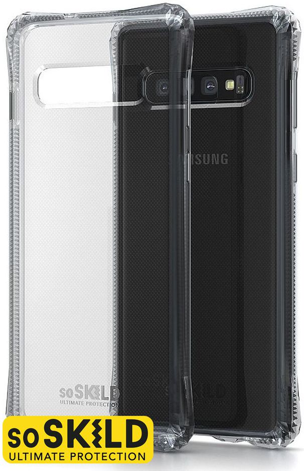 SoSkild Samsung Galaxy S10 Transparant Hoesje Absorb Impact Backcover afbeelding 1